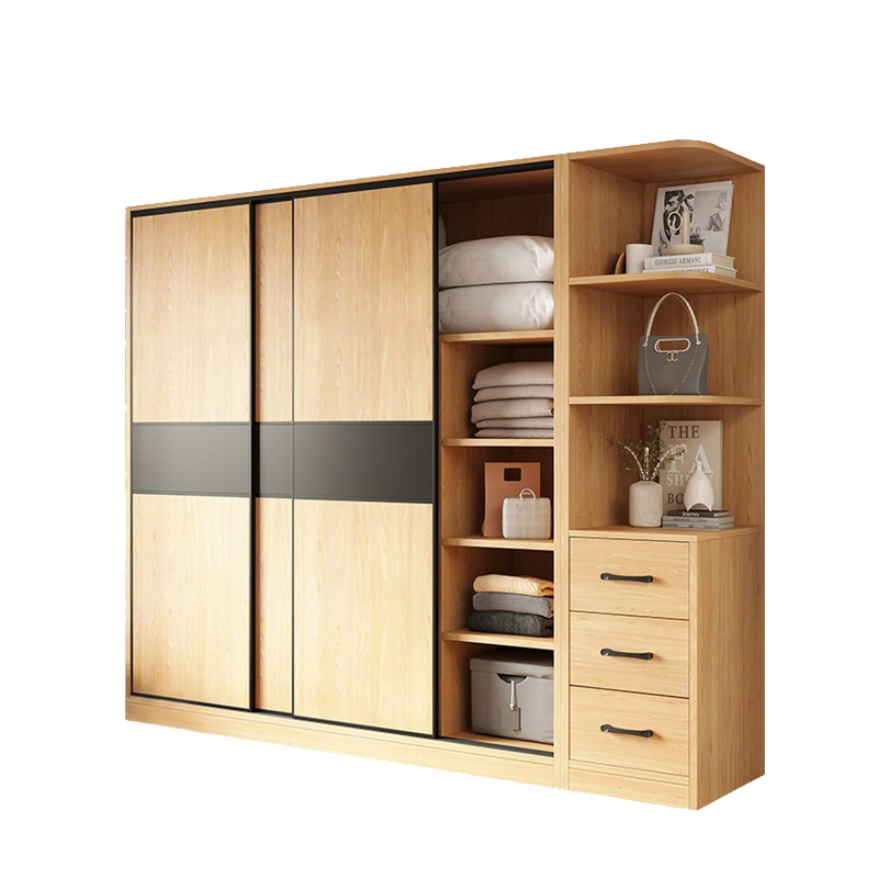 合祥源 移门衣柜加边柜 2000*600*2000mm QX-YG29 组高清大图