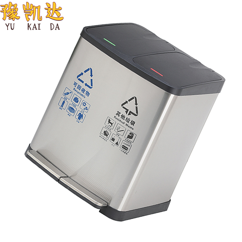 豫凯达垃圾桶不锈钢个高清大图