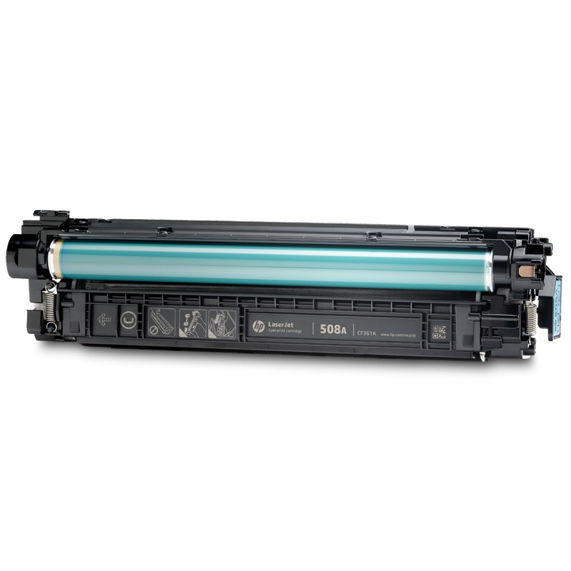 惠普CF361A508A硒鼓(鼓粉一体)青色单支装适用打印机M552 M553 M576 M577 打印页数:5000