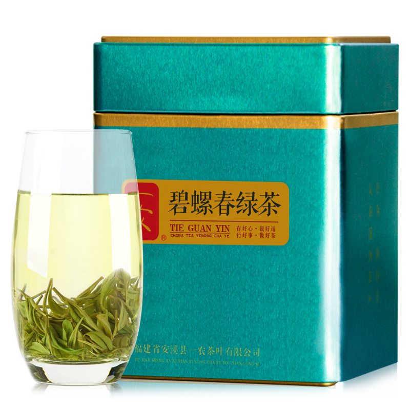 一农一级碧螺春125g/罐 绿茶茶叶办公自用茶方罐