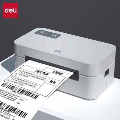 得力(deli) 热敏标签打印机 快递单电子面单不干胶条码打印机 打单首张回退 GE431