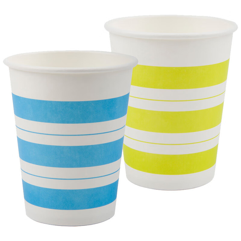 得力9560纸杯(混)(50个袋)250ml五星纸240g纸+18gPE膜