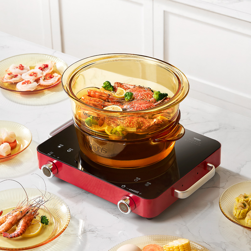 康宁餐具 玻璃蒸格VISIONS晶彩20CM高清大图