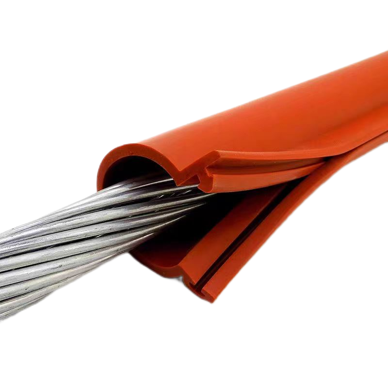 WJ 卡扣式硅橡胶绝缘护套管 27.5KV 管直径22mm-线185mm2 米高清大图