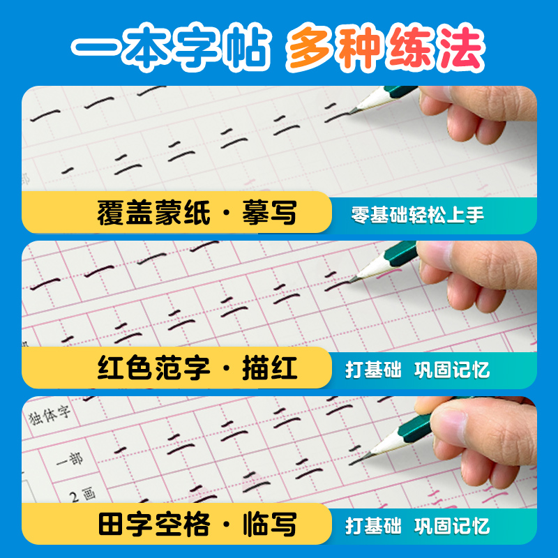 [初中2本套装]初中古诗文+名著阅读(临摹)送1笔6笔芯 [正版]初中生字帖练字人教版语文同步写字练习国一八年级上册下册高清大图