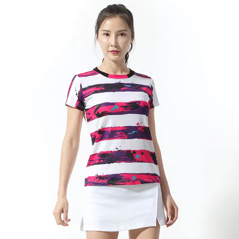 蒙企智品男女休闲运动跑步健身服新款羽毛球服装套装Y-1013高清大图