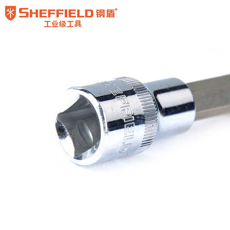 钢盾(SHEFFIELD) S015810 12.5mm系列100mm长12角旋具套筒M10[家用]高清大图