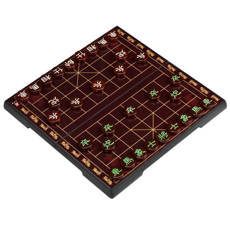 中国象棋实木大号磁性玉石学生入门书初学者成人棋盘儿童套装