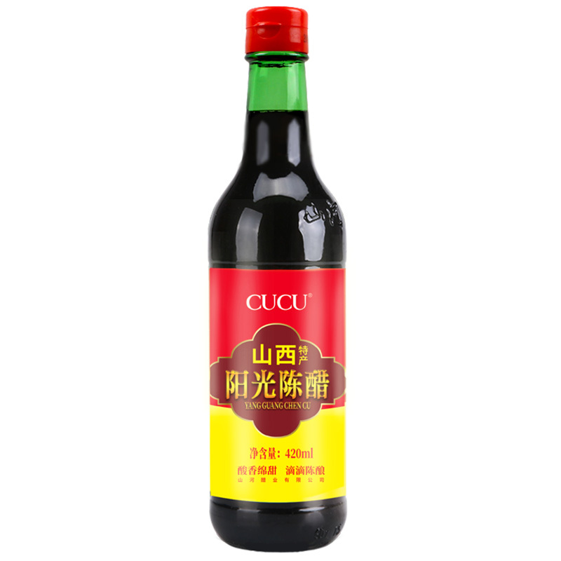 CUCU 醋 阳光陈醋420ml 山西陈醋 固态发酵