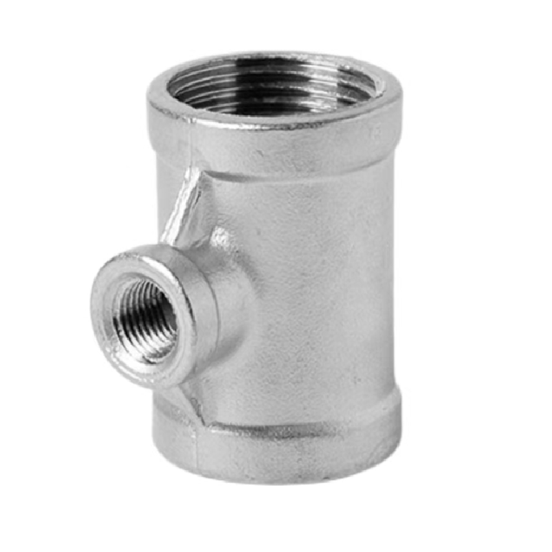 盛京联硕304不锈钢异径内丝三通DN40*DN20[1.5寸变6分]个高清大图