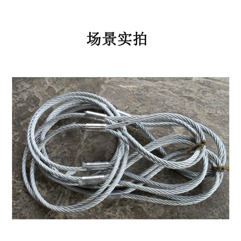 黄麓 热镀锌钢丝绳锁具 10mm*5.5m 根图片