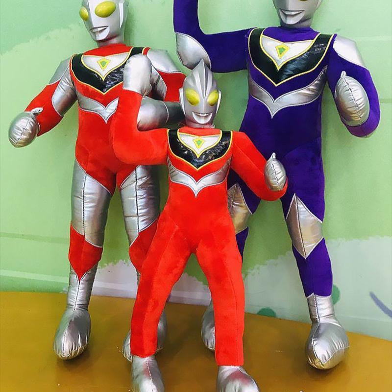 赛罗迪迦奥特曼玩具公仔咸蛋超人毛绒玩具蜘蛛侠玩偶生日礼物超人50