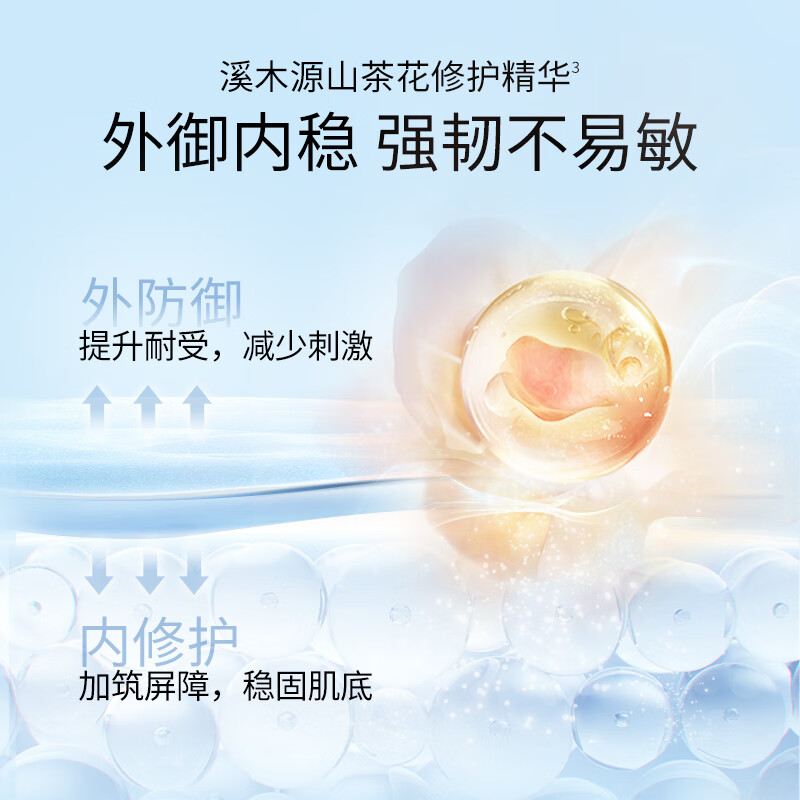 溪木源 山茶花舒敏修护精华乳60ml高清大图