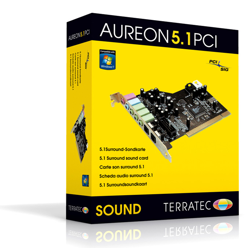 TERRATEC 台湾产 AUREON5.1 IPCI 声卡