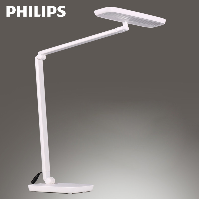 飞利浦(PHILIPS)led台灯轩玺 护眼学习办公台灯10W以上 冷光(5000K以上)调光调色Philips护眼台灯