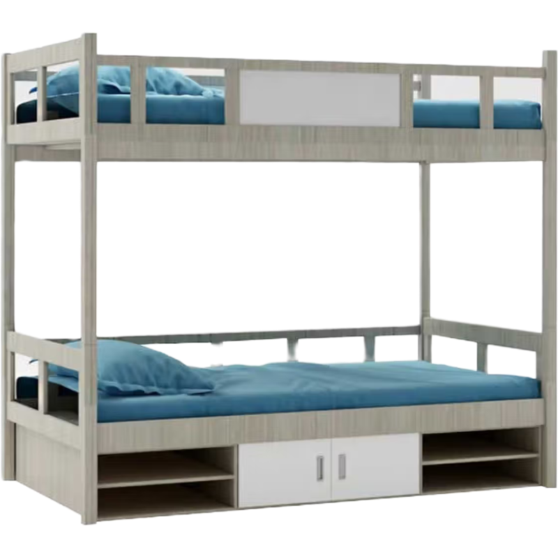 中盈惠彩 双层木质单人床 MZDRC77 1000*2000*1750mm 1组高清大图