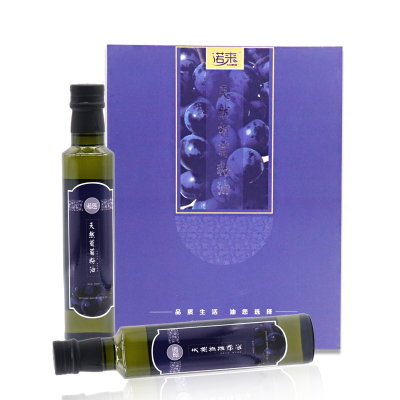 诺来天然葡萄籽油 食用油植物油冷榨耐高温 250ml*2礼盒装