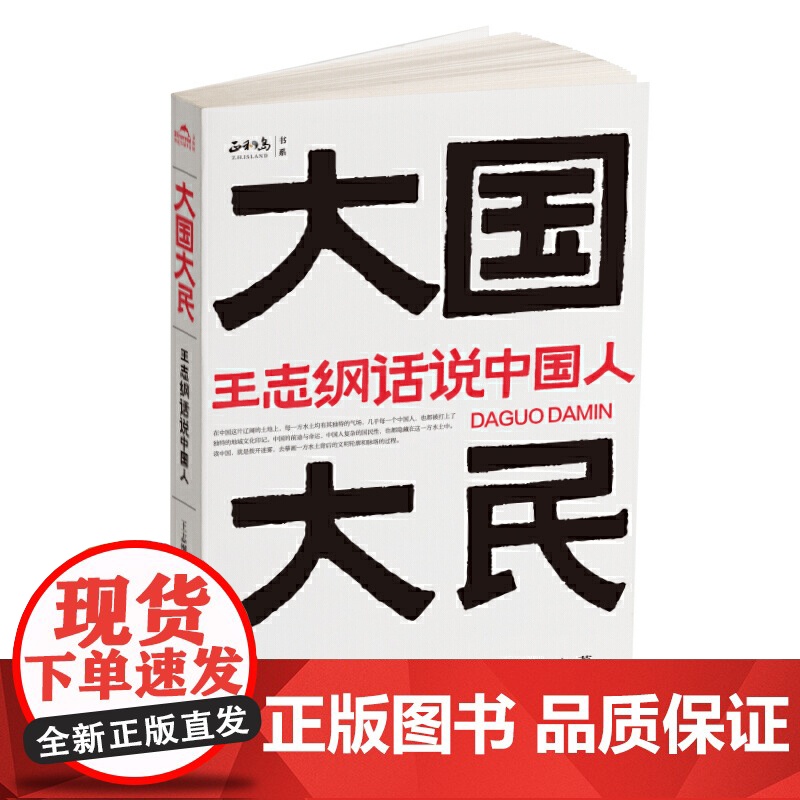 正版!大国大民 王志纲话说中国人 读懂中国读懂中国人读懂中国社会运作的底层逻辑 大国密码大民须知 中国国民性文化正版高清大图