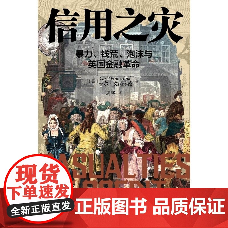 信用之灾:暴力钱荒泡沫与英国金融革命 卡尔文纳林德著经济史金融债务货币广西师范大学出版社现代信用体系金融思想史图书高清大图