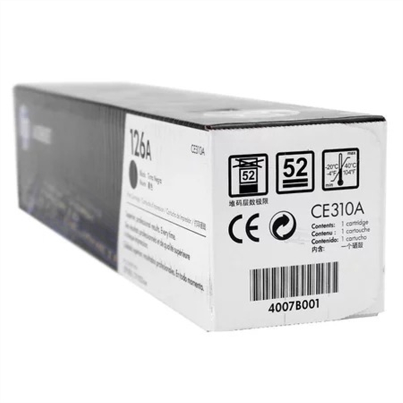 hp彩色激光打印机硒鼓126ace310a黑色单位个