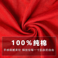 七匹狼[纯棉]2条装男式短裤青年鸿运本命年纯棉男士大红平角内裤男