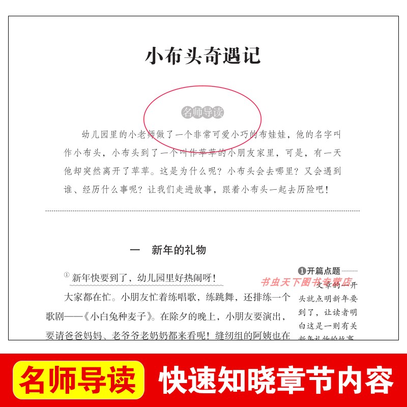 [正版]爱阅读 小布头奇遇记 语文丛书 读物 分级阅读名师点拨 青少年成长阅读书籍高清大图