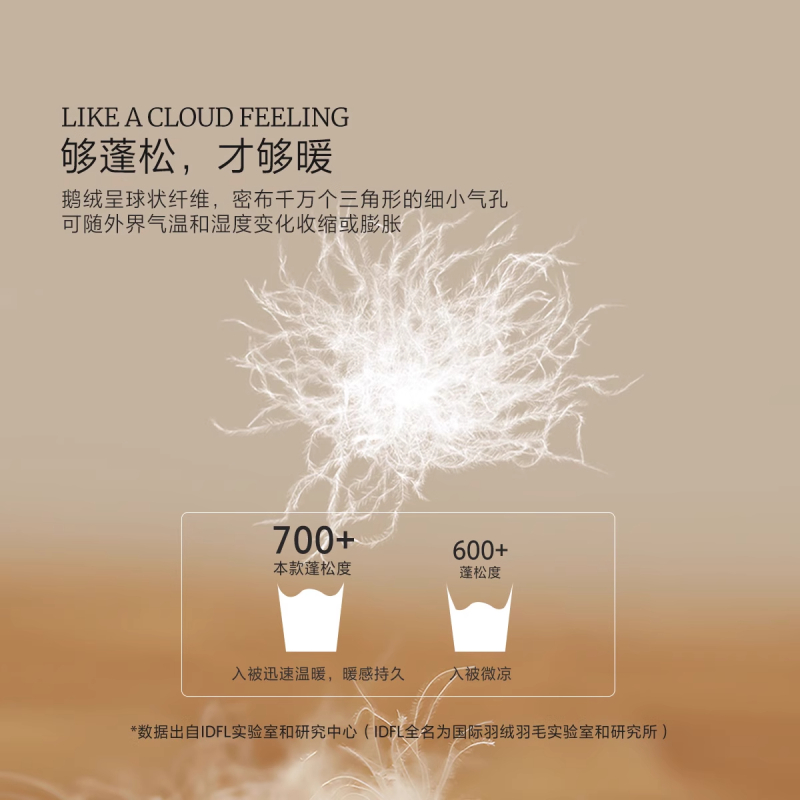 水星家纺松花江白鹅绒A类被芯防跑绒抗菌防螨冬被家用床上用品