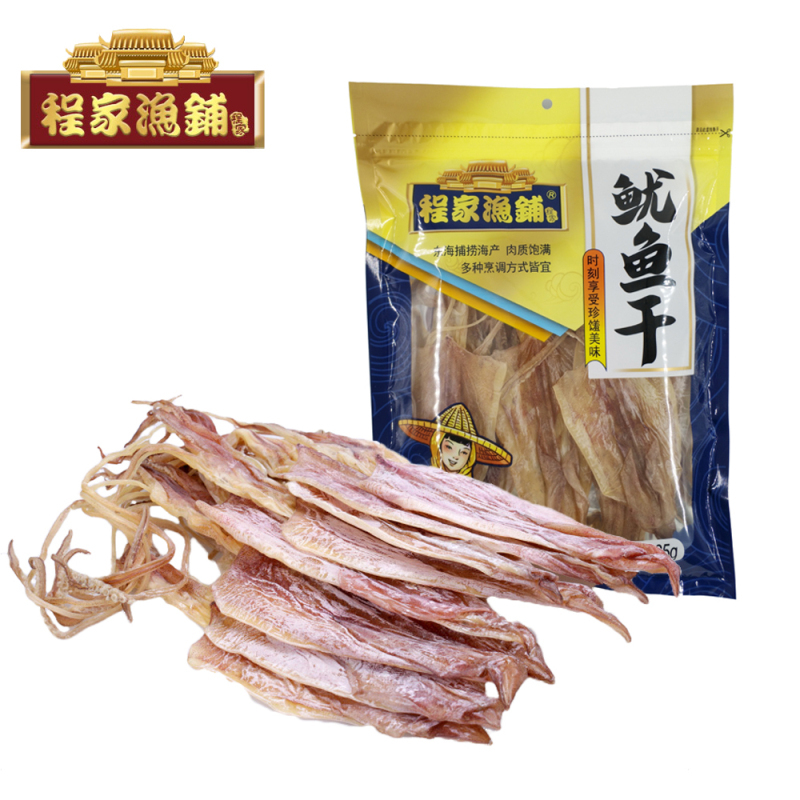 程家漁铺 鱿鱼干225g