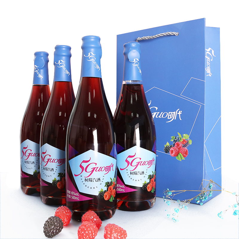 5guo时代 半干型莓汽酒 6%vol 500ml*4