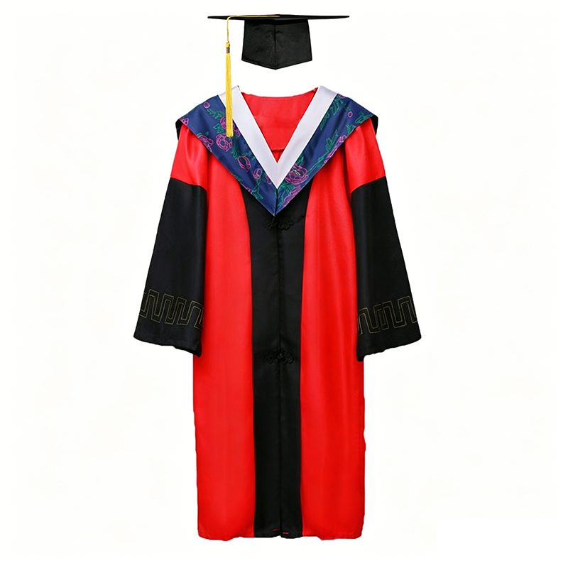 全套高端高校大学毕业典礼服-导师服