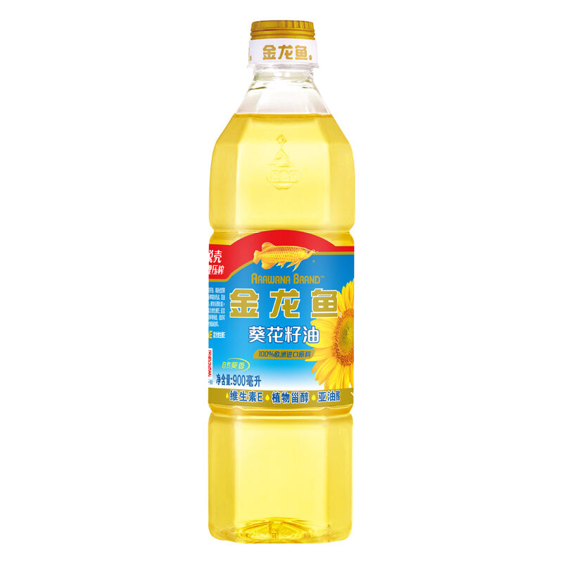金龙鱼纯正葵花籽油5L家用桶装大桶葵花籽油5升高清大图