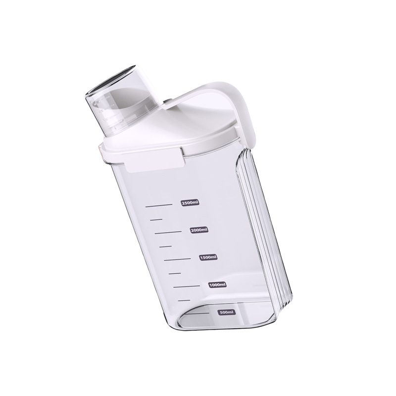 海亚森 M1C39 大号长柄壶盖杂粮罐收纳盒(计价单位:个)透明色高清大图