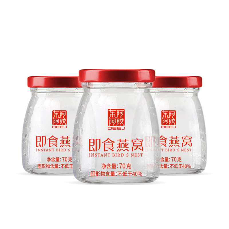 东阿阿胶 冰糖燕窝即食70g*6瓶即食燕窝燕盏礼盒孕妇营养品