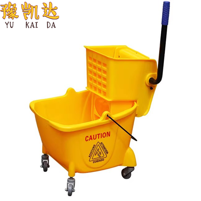 豫凯达挤水桶榨水车 拖把桶24L台高清大图