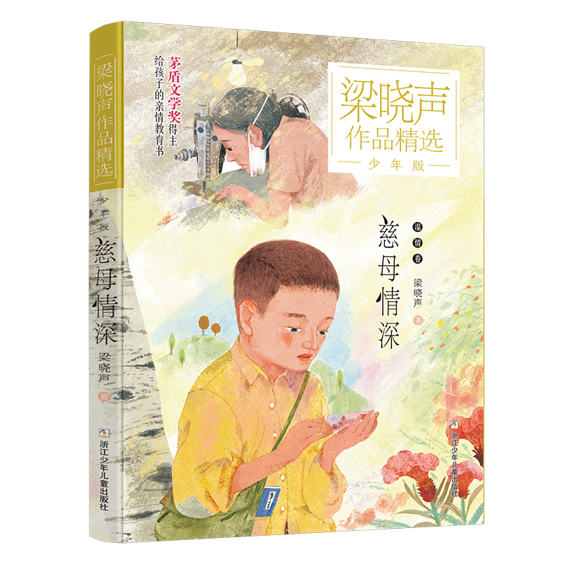 慈母情深 [正版]梁晓声作品精选少年版全3册 慈母情深 老水车旁的风景 种子的力量 儿童文学作品茅盾奖文学家给孩子亲情教高清大图