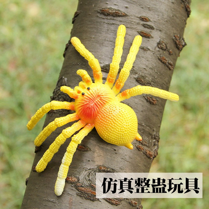 仿真大蜘蛛软胶蛇昆虫蝎子黑寡妇龙虾整蛊吓人地摊玩具万圣节道具