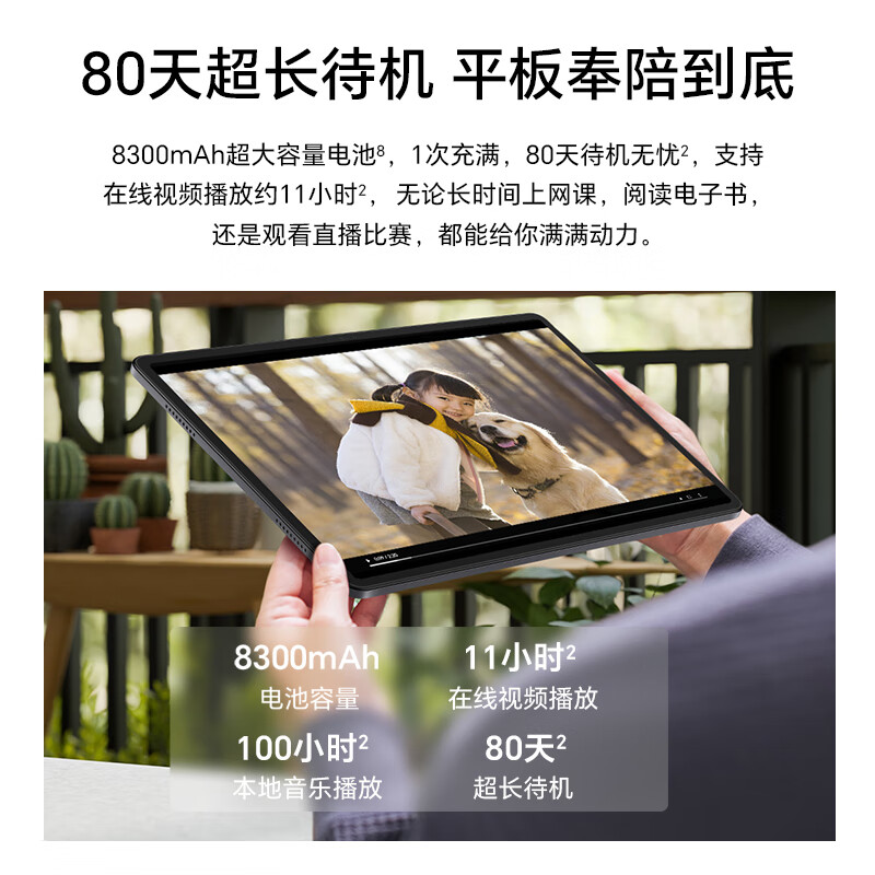 HONOR/荣耀平板X9 11英寸高刷护眼全面屏平板电脑多屏协同追剧办公影音网课学习8+256G[WiFi版]星空灰高清大图