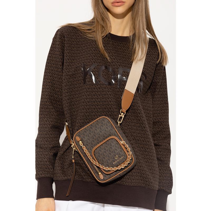 迈克·科尔斯(MICHAEL KORS)女士单肩包实用多功能带链条人造革斜