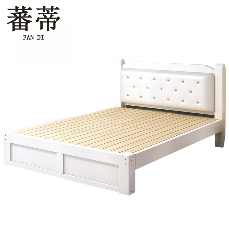 蕃蒂 实木床高清大图