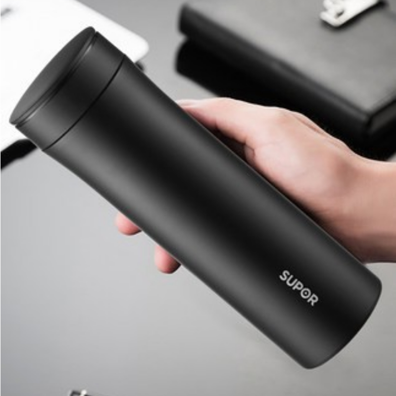 苏泊尔保温杯水杯子男士女316l不锈钢便携商务定制泡茶大容量