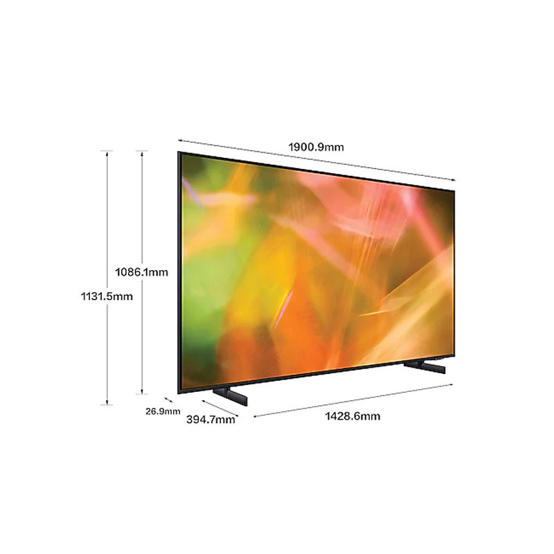 三星(SAMSUNG)UA85AU8000JXXZ 4K超高清超薄全面屏 智能语音操控 HDR 网络液晶平板电视机