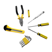卓顺杰工具组合套装五金工具12件套家用螺丝刀工具组套 耐用j家用工具套装工具箱