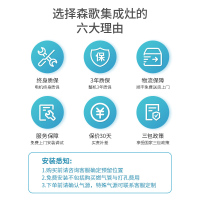 森歌(SENG) D6C集成灶家用一体机大火力储物烘干柜侧吸下排式烘储一体+保温 下进风 天然气