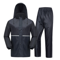 SCP 分体式雨衣套装 SCP-DX0036 加厚反光雨衣雨裤(套)