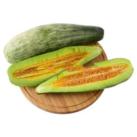 果之缘 羊角蜜 甜瓜 2.25kg净重约4.5斤新鲜水果 生鲜 山东特产 产地直供 孕妇 儿童 老人 鲜呗呗箱装