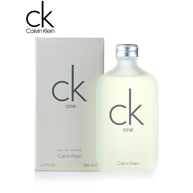 CK one香水卡文克莱卡莱优男士女士 中性淡香水EDT ck one香水200ml