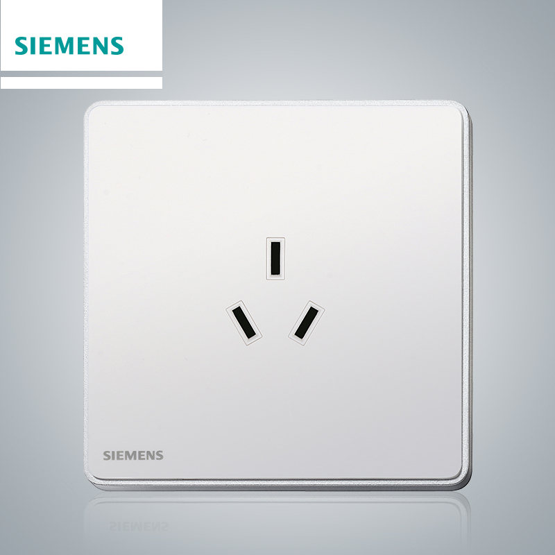 [官方旗舰店]西门子siemens开关插座面板 睿致系列10a三孔电源插座 睿