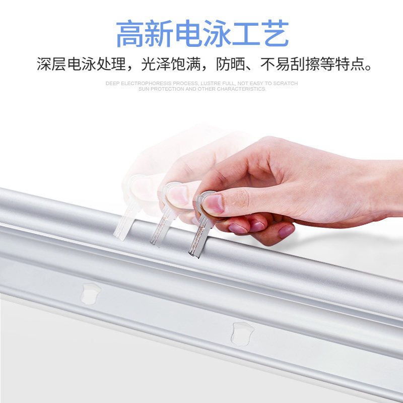 郁金香升降晾衣架双杆式室内阳台手摇晾衣杆家用三杆凉衣架晒被架