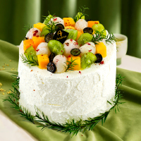 安德莉亚 荔刻心动 生日蛋糕 12英寸 个