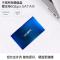 金属拉丝硬盘盒深海蓝+数据线+收纳袋 [蓝色高速]U3.0 USB3.0金属移动硬盘盒笔记本2.5寸 SATA SSD固